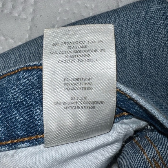 Denim Forum Blue High Rise Straight Jeans - Picture 9 of 9